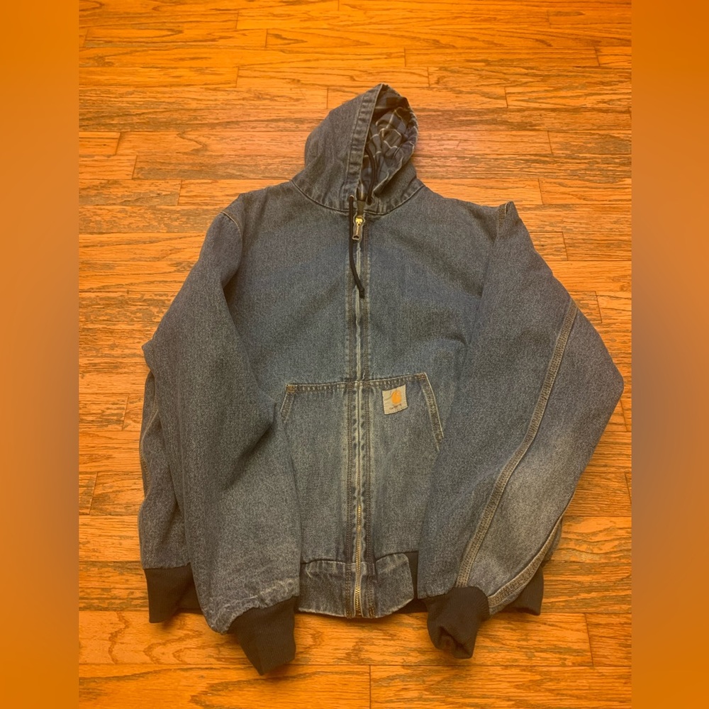 Carhartt Denim Plaid Jacket